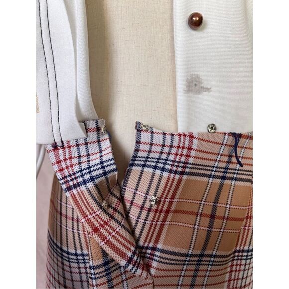 VintageāPolyesterāDaggerāCollarāDress - Picture 7 of 10